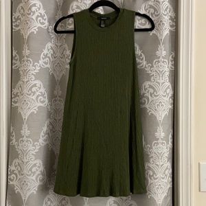 F21 Small Army Green Tank Dress